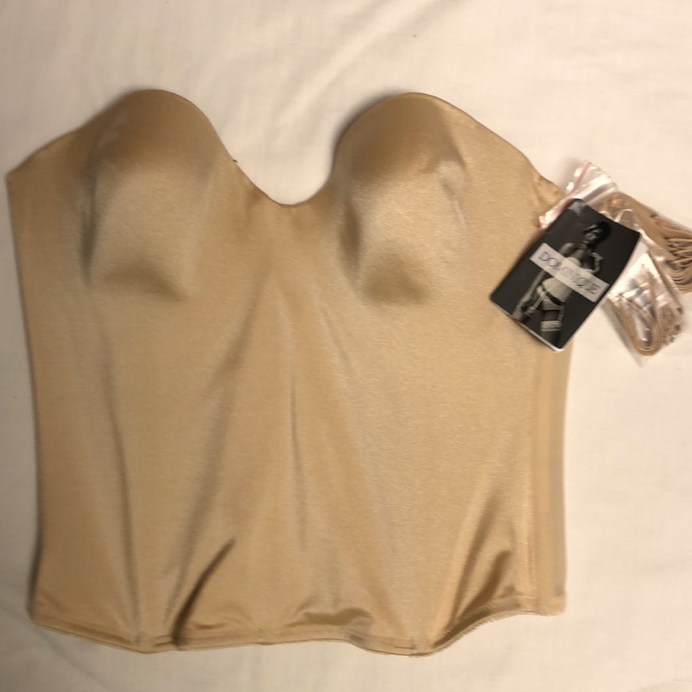 NWT Dominique Long Line Strapless Bra, size 36 B